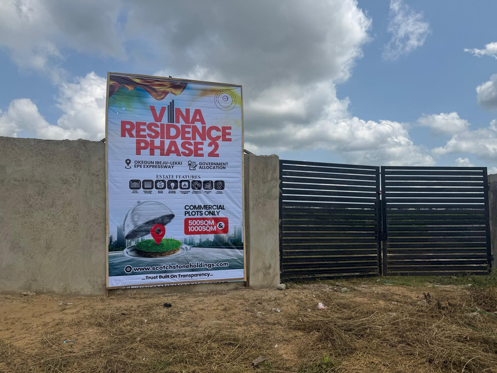 Vina Residence Phase 2, Okegun, Ibeju-Lekki — Epe Expressway